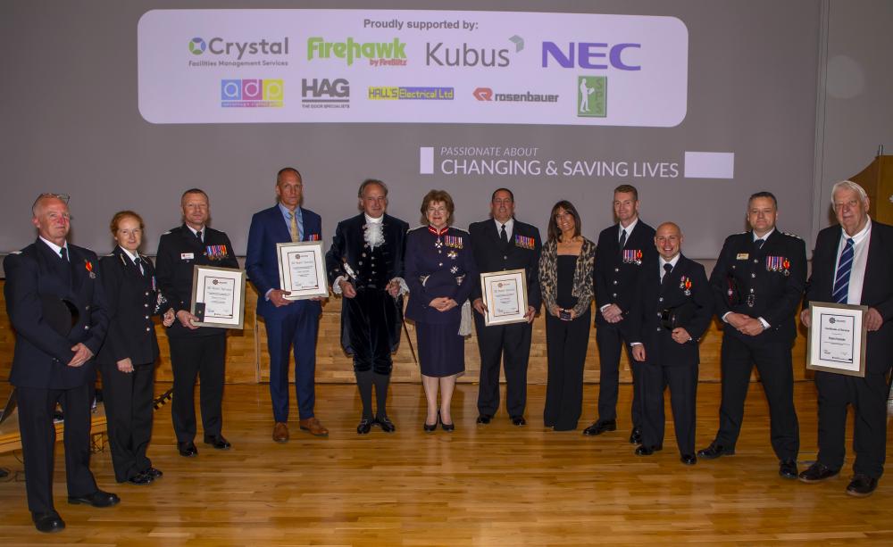 Honours for firefighters at annual awards ceremony